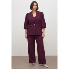 Myline Astarlı Balon Kol Ceket