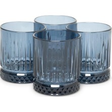 Paşabahçe Elysia Mavi Renkli Su - Viski Bardağı - 355 cc - 4'lü