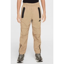 Nike Sportswear Tech Woven Kids Pant Fermuar Cepli Çocuk Eşofman Altı Taba