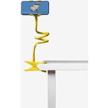 Hediye Bahçesi Sarı Renk Akrobat Telefon Tutucu Oynar Başlıklı