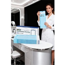 SHC4200 Sterilizasyon Poşeti 600 Adet - Otoklav Kendinden Yapışkanlı Medikal Poşet 9X26 cm