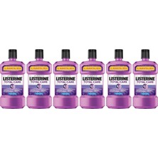 Listerine Total Care 1000 ml x 6 Hacim ile Ferah Nefes ve Uzun Süre Etki Sağlayan Ağız Gargarası