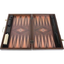 Star Oyun Aletleri Star Vip Çanta Tavla - Pul Hazneli MDF Materyal ile 48x60 cm Boyutunda Taşınabilir Oyun Takımı