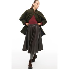 Perspective Kahverengi Midi Etek