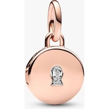 Pandora Açılabilir ve Yazı Yazılabilir Aşk Madalyon Sallantılı Charm 783066C01