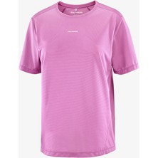 Salomon Shakeout Core Kadın Koşu Tişört Iris Orchid LC2776200