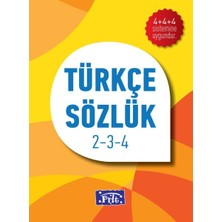 Renklime Ilköğretim Türkçe Sözlük Karton Kapak 2-3-4