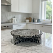 Porselen Sunumluk, Senit, Kek, Pizza Sunumuna Uygun