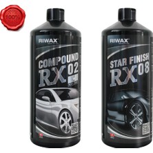 Riwax 2'li Pasta Cila Seti RX02 Kalın Pasta + RX08 Boya Koruma – 1 kg (6–12 Ay Etkili)