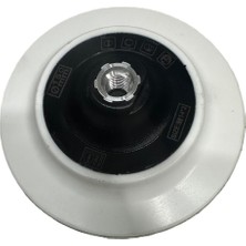 Iron Chemical Esnek Polisaj Makinası Tabanı 150 mm Beyaz – Cırtlı Profesyonel Pasta Cila Taban Diski