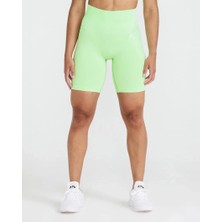 Oner Active Oneractive Düz Model Biker Şort Fosfor Yeşil