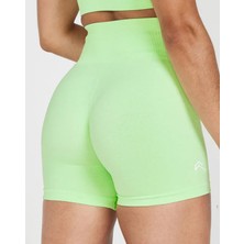 Oner Active Oneractive Düz Model Şort Fosfor Yeşil