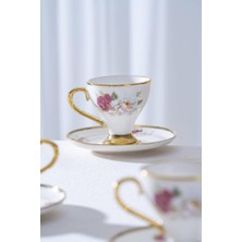 Acar SYT-08095 Cleome 6 Kişilik Kahve Fincanı Takımı Renkli - 90 ml