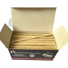Omeyva Organik Tahta Ahşap Bambu Çay Kahve Karıştırıcı Çubuk - 10 Cm. - 400 Adetlik 1 Paket