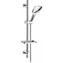 Sürgülü Duş Seti + Ø22MM Krom Kaplı + 3 Fonksiyonlu