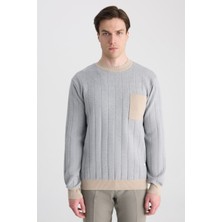 D'S Damat Ds Damat Regular Fit Gri Kazak 5HC063902149M