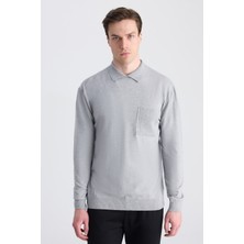 Twn Slim Fit Gri Kazak 5EC060191206M