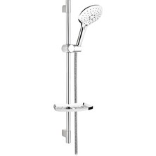 Sürgülü Duş Seti + Ø22MM Krom Kaplı + 3 Fonksiyonlu