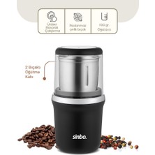 Tkç Krom Kenar Kahve - Baharat Öğütücü Çelik Bıçak - Ö.HAZNESİ=100GR 200W Bas Çalıştır