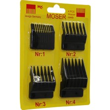 Tkç Moser 4 Parça  Makine Tarak Set (5492)