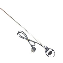 Sern 1000W Siyah Renk Yuvarlak Dijital HP015 Model Havlupan Isıtıcı Rezistans 230V L:720MM 1/2'' (Yarım Parmak)