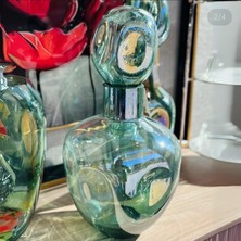 Zepce Design Yeşil Lüster Kapaklı Vazo