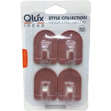 Tkç 4 Parça  Mirage Kubbeli Yapışkan Askı (5492)