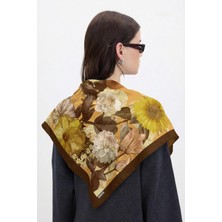 Hawwa Gün Işığı Bahçesi Desenli Bandana Fular