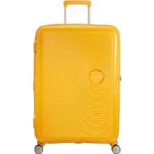 American Tourister Sarı Soundbox - Körüklü 77/28 Büyük Boy Sert Valiz