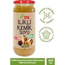 Zel %100 Dana Kaval Kemiklerinden İlikli Kemik Suyu 480 ml – 12 Saat Kaynatılmış