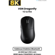 Meyer Gaming Vgn Dragonfly Y2 Ultra Ultra-Lightweight Ergonomik Wireless Gaming Mouse