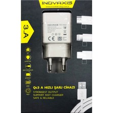 Inovaxıs Güvenlik Etiketli- Nokia Micro USB Uyumlu Şarj Aleti (B Kalite)