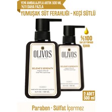 Olivos Doğal Zeytinyağlı Keçi Sütlü Sıvı Sabun 2 Adet 500 ml Ferah Koku Besleyici Özellik