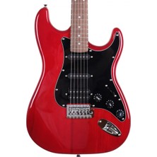 Madison Meg-2trd Elektro Gitar (Trans Red Burst) | Canlı Renk Rahat Klavye