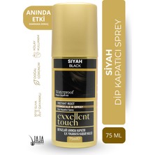 Jaja Exxellent Touch Dip Kapatıcı Saç Spreyi Siyah 75 ml