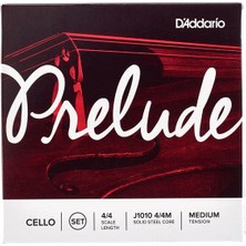 D'addario J1010 Prelude Çello Tel Seti (4/4) | Okul Orkestraları Için Ideal Seçim Mükemmel Akort Istikrarı ve Parlak Tını