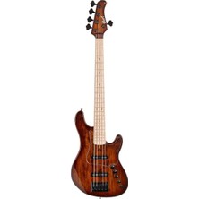 Cort Endonezya Cort GB-FUSION5ABB Bas Gitar | 5 Telli Aktif - Amber Blue Burst