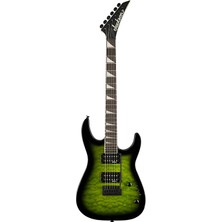 Jackson 2910211587 JS20 Dinky Dkq 2pt Elektro Gitar (Transparent Green Burst) | Amaranth Klavye Yeşil Burst Renk ve Hss Manyetik Dizilimi