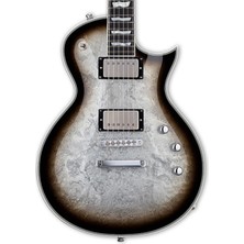 Esp Ltd Eecctmslmb Esp Eclipse Custom Silver Liquid Metal Burst | Eşsiz Sıvı Metal Kaplama El Yapımı Elektro Gitar