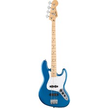 Fender 0266820560 Standard Jazz Bass Gitar (Aqua Marine Metallic) | Akçaağaç Klavye ve Metalik Mavi Cila Standart Seri Güvenilirliği