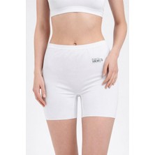 Dorya Iz Yapmaz Bel Lastikli Lazer Kesim Şort Kadın DOR1056