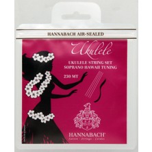 Hannabach 230MT Soprano Ukulele Teli (Hawaii Tuning) | Geleneksel Akort Parlak Naylon