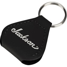 Jackson 2995392000 Pick Holder Anahtarlık (Siyah) | Jackson Logolu Pratik Pena Tutucu Anahtarlık