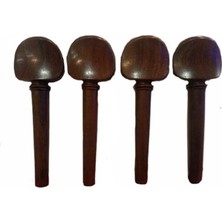 Picaldi 1323 Ebony Çello Kulak Seti (Middle Grade) | Çello Için Sert Abanoz Yapı ile Yüksek Tansiyonlu Tellere Karşı Tam Direnç