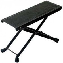 Hbk J-46 Metal Gitar Ayak Sehpası | Klasik Gitar Çalımı Için Ergonomik Ayak Desteği 4 Kademeli Yükseklik Ayarı ve Kaymaz Kauçuk Üst Yüzey