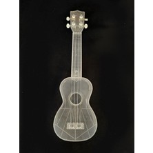 Hawiian XU21-1-CL Şeffaf Kristal Soprano Ukulele | Darbeye Dayanıklı Şeffaf Polikarbon Gövde Su Geçirmez Yapı Eşsiz Sahne Görünümü