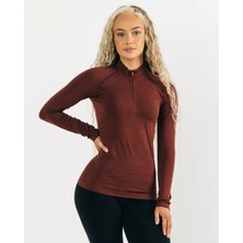 Alphalete Yarım Fermuarlı Body