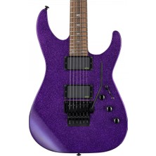 Esp Ltd LKH602PSP Kirk Hammett KH-602 Purple Sparkle Elektro Gitar | Neck-Thru (Sap-Gövde Birleşik) Yapı, Emg Bone Breaker Manyetikler, Floyd Rose 1000 Tremolo Sistemi