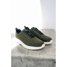 Zueofficial Hakiki Süet Deri Erkek Spor Ayakkabı