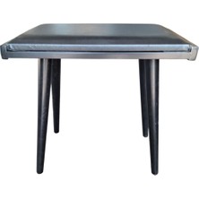 Karin PB100BK Dekoratif Piyano Taburesi (Siyah) | Yumuşak Deri Minder Şık Kapitone Tasarım Sabit ve Güvenli Oturma Alanı